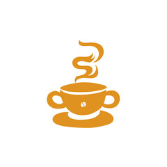 cup of coffee logo vector