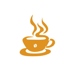 cup of coffee logo vector