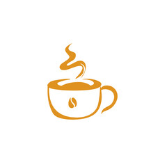 cup of coffee logo vector