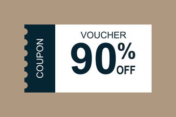 Coupon icons. Sale Voucher Coupon. Discount Coupons Tickets Card. Coupon for web design. Tag label, sale banner with discount coupon. Vector gift voucher vector illustration.