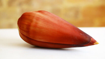 Banana heart or banana flower. In Indonesia it can be processed into delicious food.