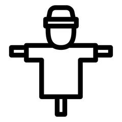scarecrow vector icon