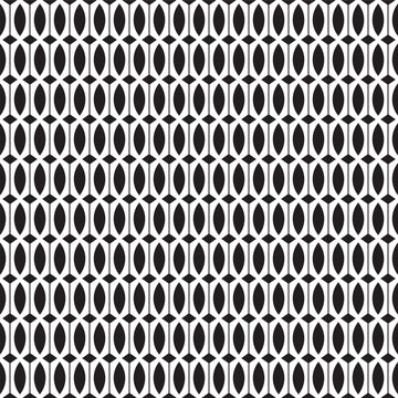 Seamless vintage abstract geometric decorative curve pattern