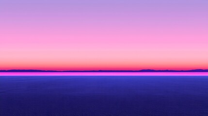 Colorful horizon landscape illustration