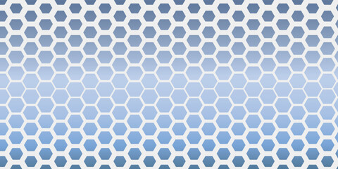 modern blue metal gradient background with hexagon geometric pattern
