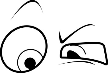 Cartoon Eyes Expression Icon