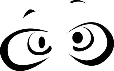 Cartoon Eyes Expression Icon