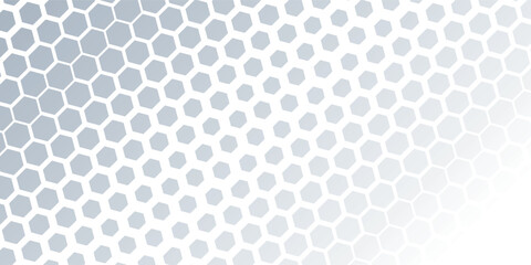 modern white gradient background with hexagon geometric pattern