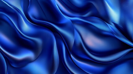 Fototapeta premium Blue silk background