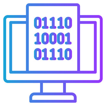 Programming gradient color icon