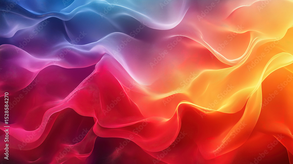 Aufkleber digital background representing technological processes, neural networks, and sound/graphic