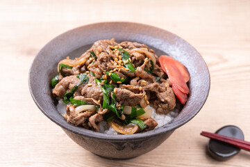 牛焼き肉丼