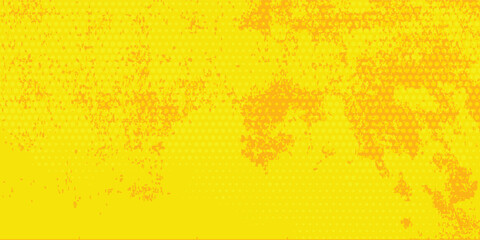 Dots halftone yellow color pattern gradient grunge texture background. Dots pop art comics sport style  modern grunge