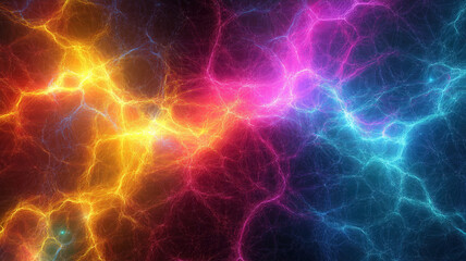 Big data visualization with abstract stream network representing digital information flow