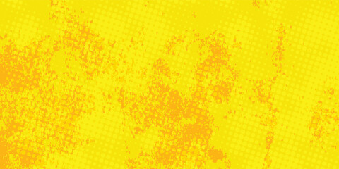 Dots halftone yellow color pattern gradient grunge texture background. Dots pop art comics sport style  modern grunge