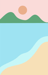 summer beach background