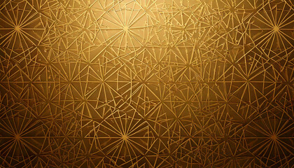 Golden Geometric Pattern | Abstract Gold Texture Background