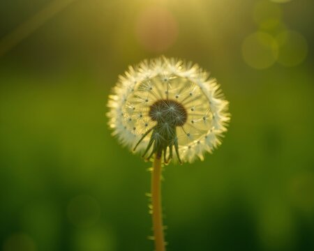 dandelion seed head