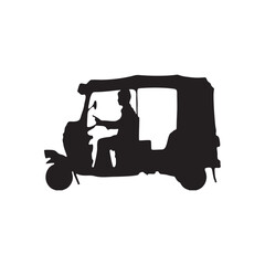 silhouette photo of bentor image