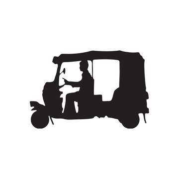 silhouette photo of bentor image