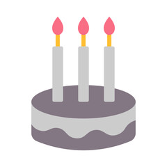 Candles On Cake Icon