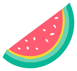 slice of tropical watermelon