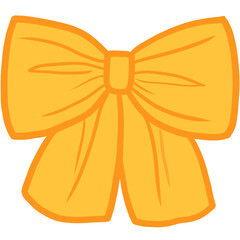 orange bow tie