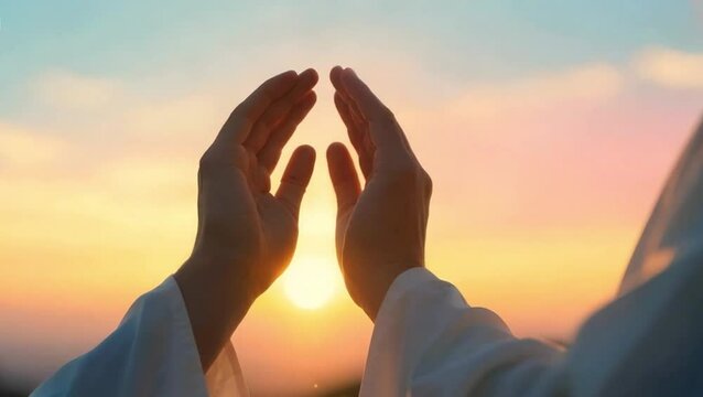 Human hands open palm up worship. Eucharist Therapy Bless God Helping Repent Catholic Easter Lent Mind Pray. Christian Religion concept background. fighting and victory for god