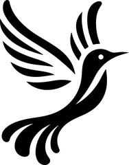 vector illustration of flying bird symbol logo icon for sacred peace mascot and company in humanitarian field