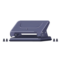 Purple Hole Punch Illustration
