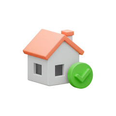 3D House Icon Approved