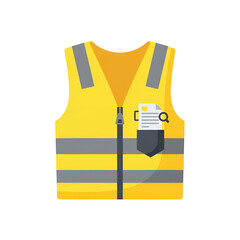 Yellow Safety Vest Illustration