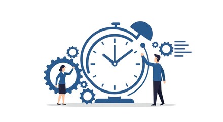 Teamwork manages the flow of time