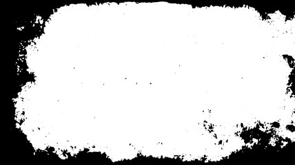 Distressed Grunge Frame with Worn Edges and Grungy Border Texture