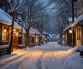 street in winter