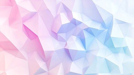 Abstract geometric pattern of pastel triangles.