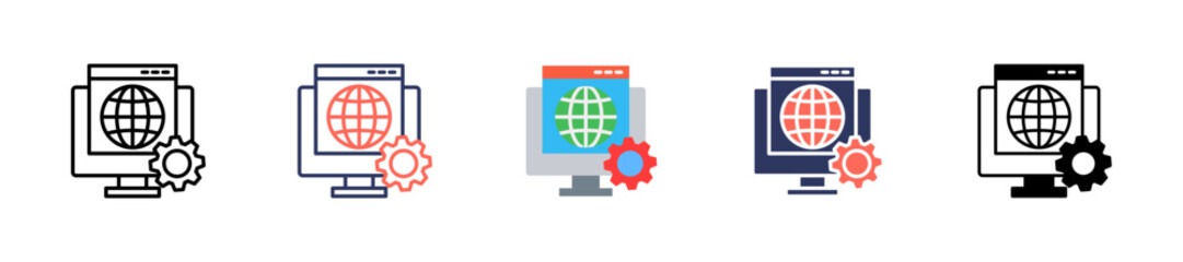 Web Development multiple icon