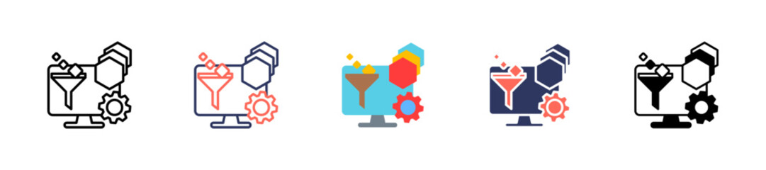 Compiler Languages multiple icon