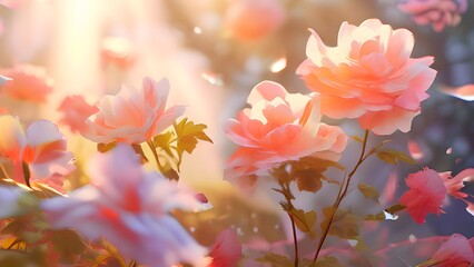beautiful watercolor floral unreal engine 