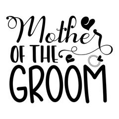 Mother of the groom SVG