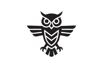 Obraz premium Totem Animal silhouette vector with white background