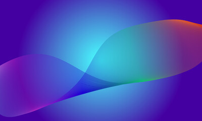 Abstract colorful wave background design for modern presentations