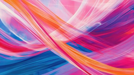 Energetic abstract patterns in vivid display