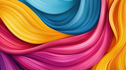 Energetic abstract patterns in vivid display