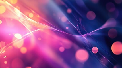 Ethereal glow emanating from abstract shapes