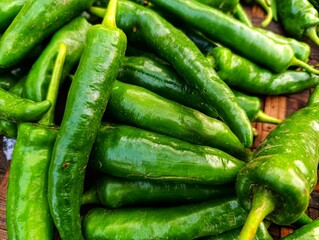 green chili peppers