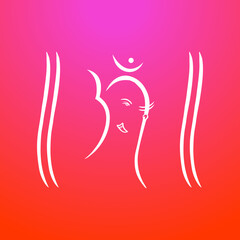 Lord Ganesha Vector image, Shree Ganesh ji, Hindu Lord Ganesha artwork, Ganesh Chaturthi festival of India, Lord Ganesha, Abstract, isolated, Religion, hindu, lord ganesha, 