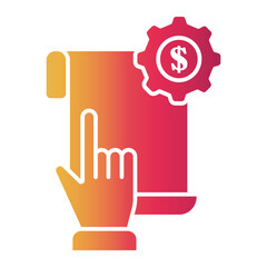 document Gradient icon