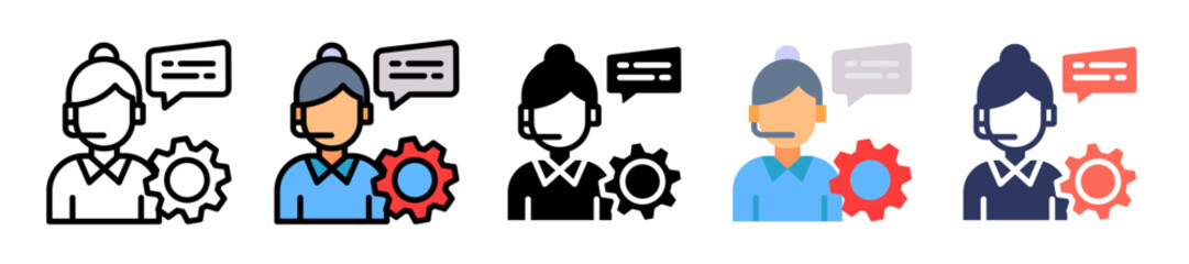 Assistance multiple icon