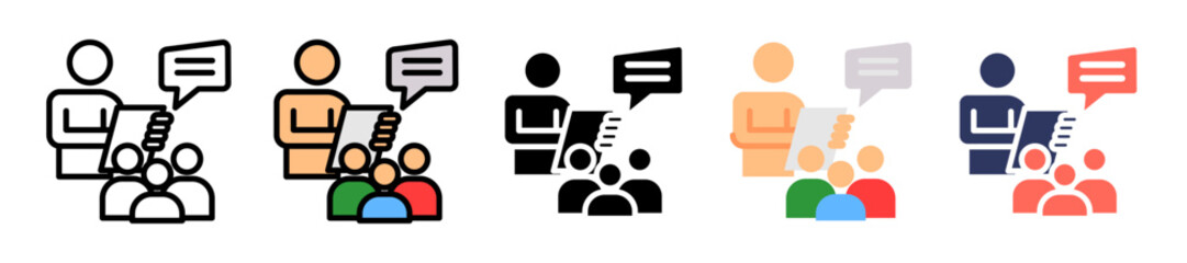 Consultation multiple icon